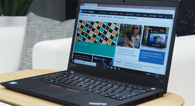 Lenovo Thinkpad có hệ thống phím bấm và touchpad tiện dụng